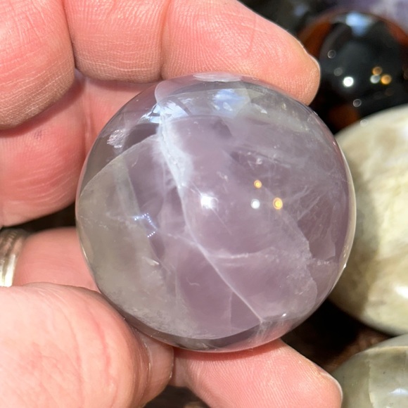 Rainbow Fluorite Crystal Sphere! - Picture 3 of 8